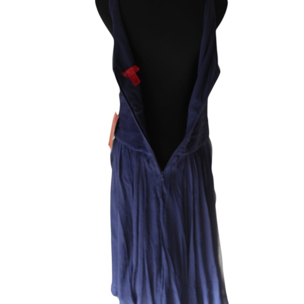 JS COLLECTIONS BLUE GOWN New "Old Stock" Vintage Look, Size 8 NWT's - Picture 7 of 14